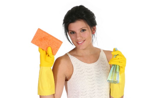 Local cleaning team working in a Paddington flat with access challenges