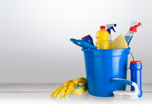 Carpet care and stain treatment in a busy interior
